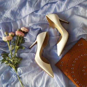 Jessica simpson off white heels